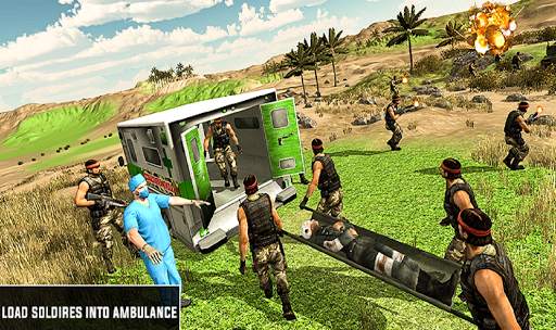 Army Ambulance Driving Rescue Operation screenshot 2