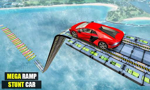 Mega Ramp car Impossible Jump screenshot 4