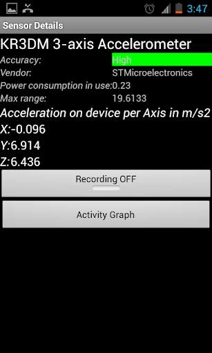 Sensors of Android screenshot 2