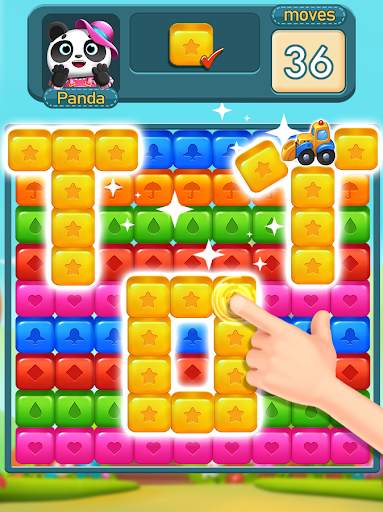 Cube Crush Rescue The Panda screenshot 2