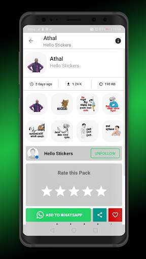Hello - Sinhala Stickers For WhatsApp WAStickerApp screenshot 4