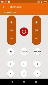 Micromax TV Remote Control 5 تصوير الشاشة