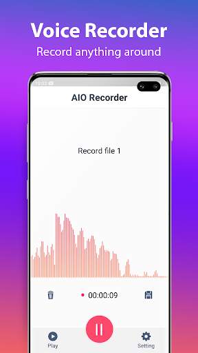 Voice Recorder Free & Sound Recorder, MP3 Recorder screenshot 1