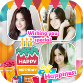 Happy Birthday Photo Collage icon