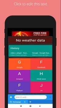Web browser & search screenshot 1