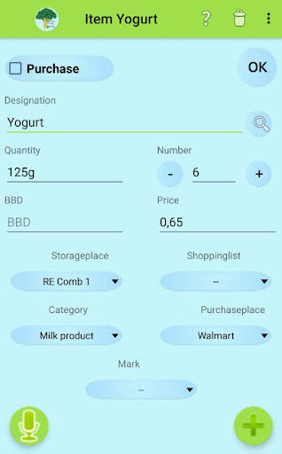 Inventory and Shopping list screenshot 4