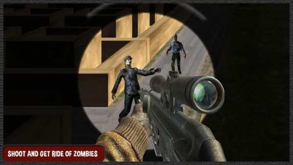 Zombie kelangsungan hidup Gun screenshot 9
