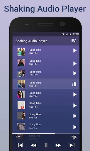 Shaking Audio Player screenshot 3