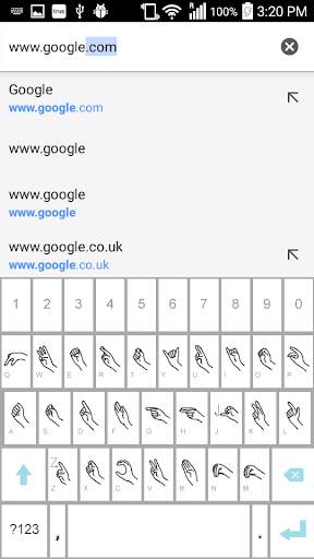 ASL Keyboard screenshot 3