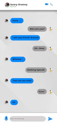 Scary Granny Chat: Call Prank screenshot 2