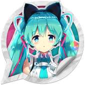 Hatsune Miku Stickers For Whatsapp 1.0