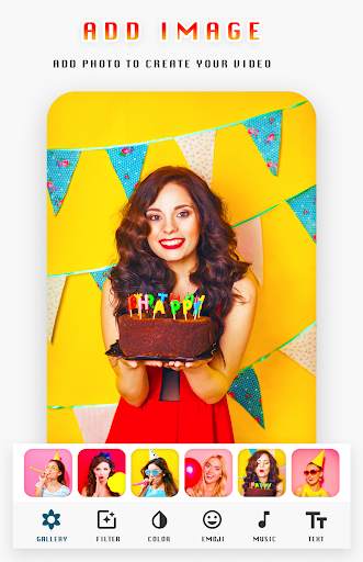 Birthday Video Maker With Song And Name screenshot 1