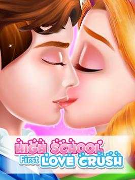 High School Love Crush - Love Story Makeup Salon screenshot 1