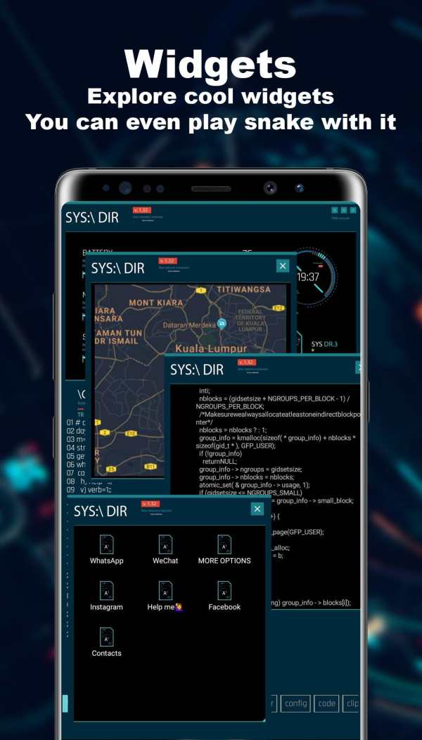 Sci-Fi Theme -- Aris Launcher screenshot 3