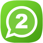 Dual accounts for WhatsApp icon