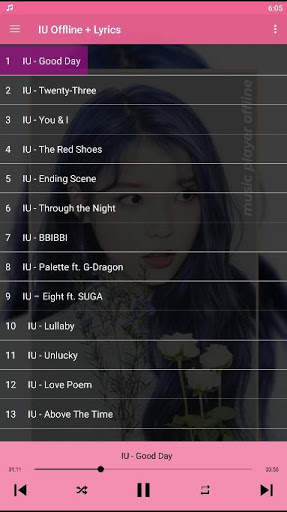 IU Offline Songs-Lyrics K-POP screenshot 2