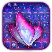 Colorful Starry Butterfly Keyboard 10001009