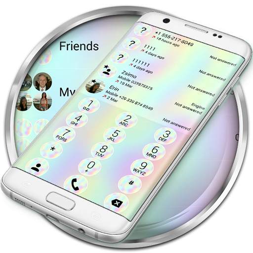 Dialer Holographic Gray Theme 100