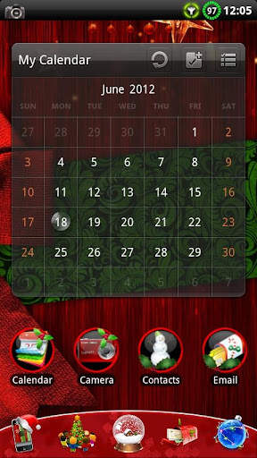 CHRISTMAS GO Launcher EX Theme screenshot 8