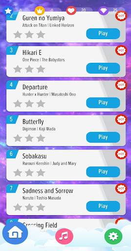 Piano Tiles Anime Songs Offline 2020 скриншот 3