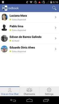 Radbook Messenger screenshot 1