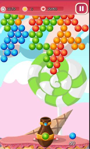 Bubbles shooter game Funny Donut screenshot 2