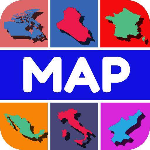 Fun Quizzes - World Map Quiz 4.1
