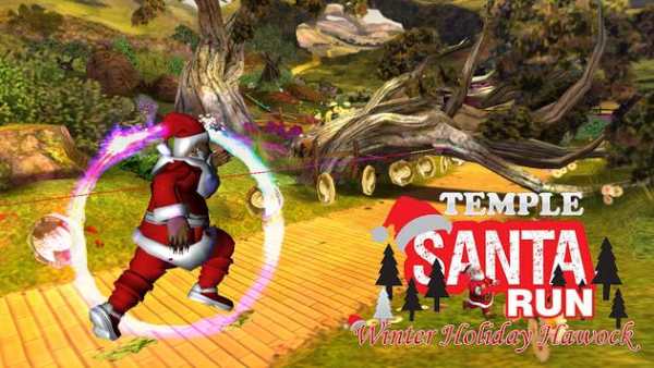 Temple Santa Run Temple Christmas Lost Jungle Run screenshot 3