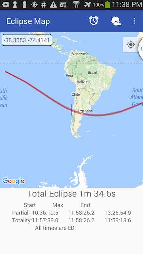 Eclipse Map screenshot 1