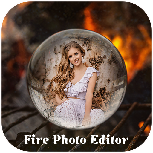 Fire Effect Photo Editor, Fire Photo Frame Editor icon