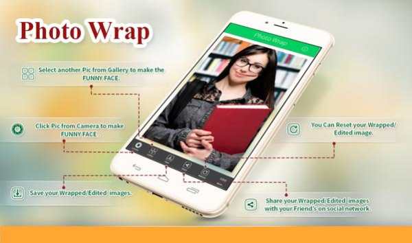 Photo Wrap -Funny Face Changer screenshot 3