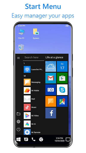 PC Launcher - Computer Launcher & Windows 10 Theme screenshot 2