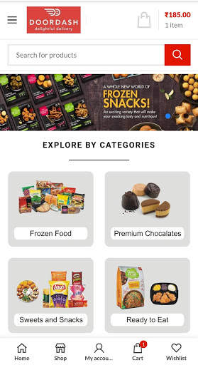 Door Dash Grocery скриншот 1