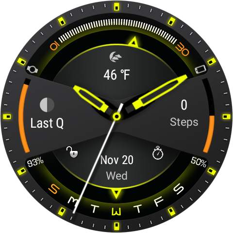 Futurus Watch Face & Clock Live Wallpaper screenshot 28