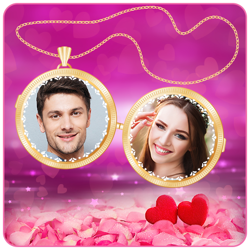 Couple Locket Photo Frames icon