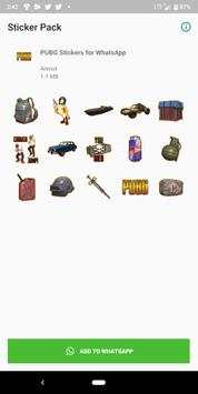 PUBG Stickers for WhatsApp screenshot 1