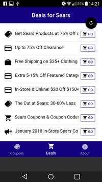 Coupons for Sears screenshot 2