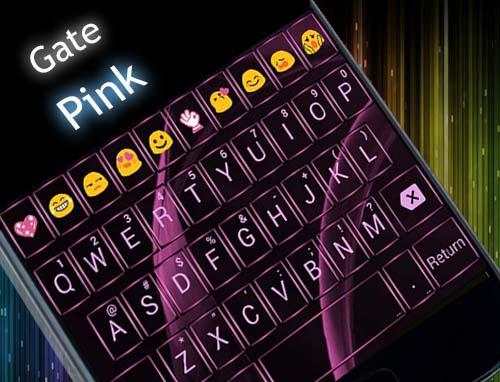 Gate Pink Emoji Keyboard 5 تصوير الشاشة