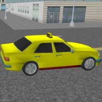 Modernes Taxi fahren 3D
