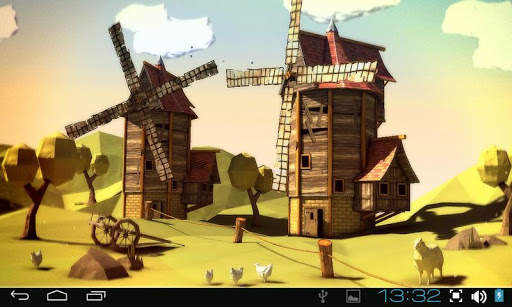 Paper Windmills 3D Free lwp screenshot 8