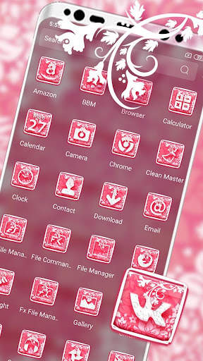 Soft Pink Launcher Themes screenshot 2