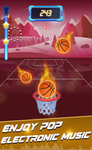 Beat Dunk - Free Basketball with Pop Music screenshot 5