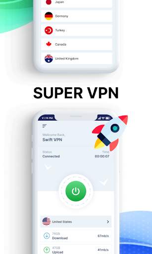 Super VPN - Fast VPN proxy screenshot 1