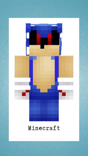 Skin Sonic For Minecraft Pocket Edition screenshot 4