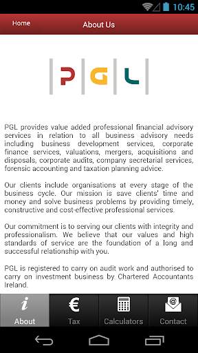 PGL Tax App screenshot 1