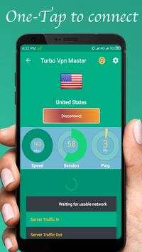 Turbo VPN - Unlimited Free VPN Master screenshot 4