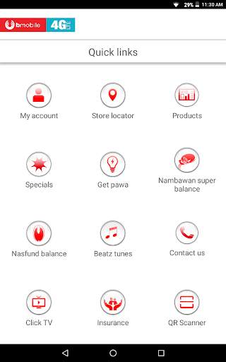 bmobile PNG 7 تصوير الشاشة
