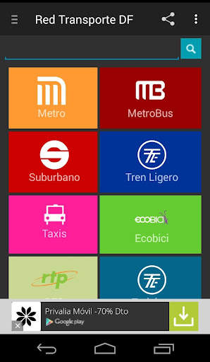 Red Transporte DF screenshot 2
