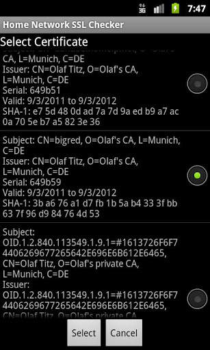 Home Network SSL Checker 1 تصوير الشاشة