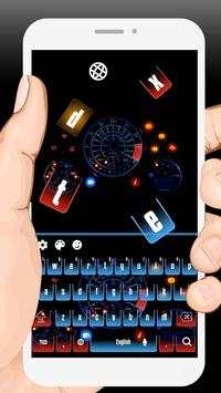Hologram Car Keyboard Theme 1 تصوير الشاشة